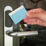 How to prevent credit card door entry?