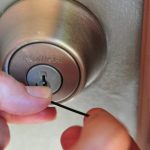 How to open a locked door with a bobby pin?